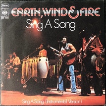 【Disco & Soul 7inch】Earth Wind & Fire / Sing A Song _画像1