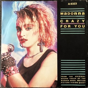 【Disco & Soul 7inch】Madonna / Crazy For You の画像1