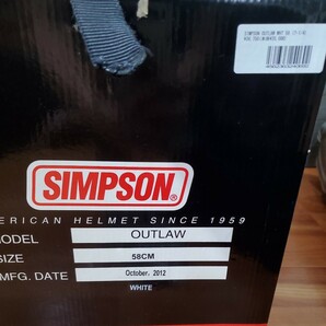 SIMPSON シンプソン フェイスヘルメットの画像6