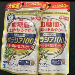 [最終] 小林製薬 サラシア１００ 40日分　2袋セット