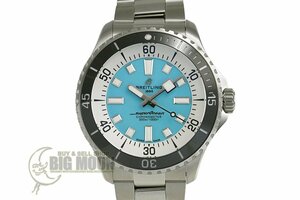 [Breitling] Super Ocean Automatic 44 A17376211L2A1 (A17376) Автоматический объем SS Burquoise Blue/Silver