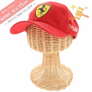 ■ フェラーリ ブリヂストン ミハエル シューマッハ サイン キャップ 帽子 F1 ワールドチャンピオン2003 レッド