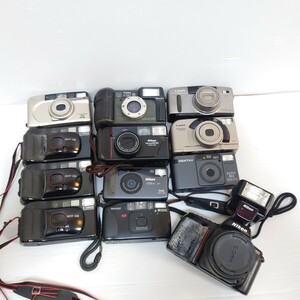 VJ）１円〜　ジャンクカメラまとめ売り　光学 フィルムカメラ コンパクトカメラ Canon PENTAX Nikon MINOLTA　KONICA　大量セット