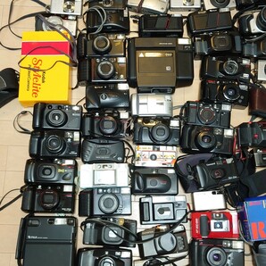 J1）１円〜 ジャンクカメラまとめ売り 大量セット Canon OLYMPUS PENTAX MINOLTA Nikon 光学 コンパクト フィルム の画像3