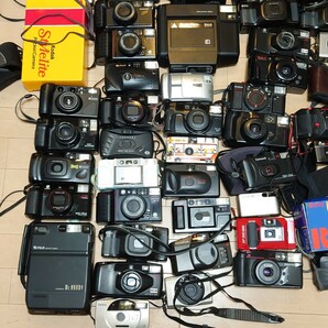 J1）１円〜 ジャンクカメラまとめ売り 大量セット Canon OLYMPUS PENTAX MINOLTA Nikon 光学 コンパクト フィルム の画像4