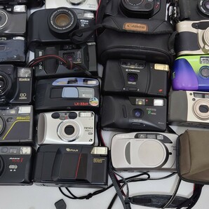 333）１円〜 ジャンクカメラまとめ売り コンパクトカメラ フィルムカメラ 光学 大量セット Canon OLYMPUS Konica MINOLTA PENTAX FUJIの画像10
