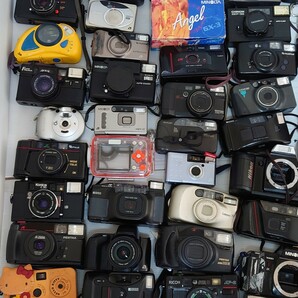 400）１円〜 ジャンクカメラまとめ売り 大量セット 光学 コンパクトカメラ フィルムカメラ Nikon KONICA FUJI MINOLTA PENTAX Canonの画像3