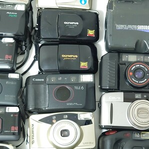 DDD）１円〜 ジャンクカメラまとめ売り 大量セット 光学 OLYMPUS Canon Konica フィルムカメラ コンパクトカメラ FUJIFILMの画像4
