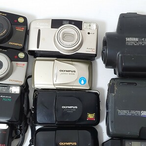 DDD）１円〜 ジャンクカメラまとめ売り 大量セット 光学 OLYMPUS Canon Konica フィルムカメラ コンパクトカメラ FUJIFILMの画像2