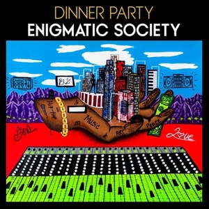 新品　DINNER PARTY / ENIGMATIC SOCIETY (LP)(BLACK VINYL WITH WHITE SPLATTER)(Jazz,Hip-Hop)