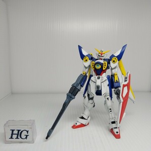 Q-70g 4/21 HG ウイング ガンダム 塗装品 同梱可 ガンプラ ジャンク