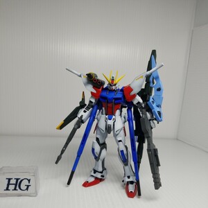 Q-100g 4/21 HG ビルドストライク ガンダム 改造、塗装品 同梱可 ガンプラ ジャンク