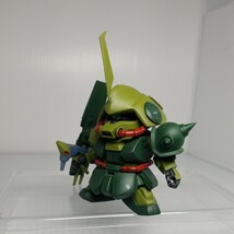 Q-70g 4/21 SD？、BB戦士？ ザク改造品？ マラサイ ユニコーンver. 塗装品 ガンダム 同梱可 ガンプラ ジャンク_画像9