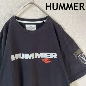 Q2 HUMMER tシャツ半袖　黒　3XLメンズ　肩ジッパー　アメ車