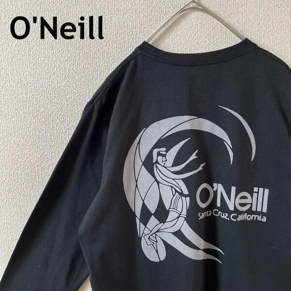 Q3 O'Neill オニール　ロンTEE 長袖Tカットソー　リブあり　Mメンズ