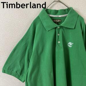 L3 Timberland polo-shirt short sleeves deer .XL men's green easy 