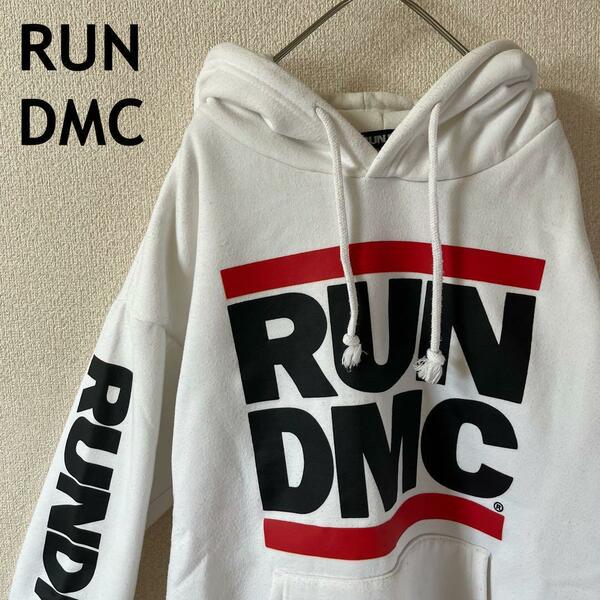 O2 RUN DMC スウェットパーカー　フード　ラッパー　Mメンズ