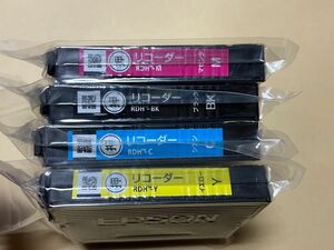 EPSON エプソン 純正インク リコーダー 4色パック 