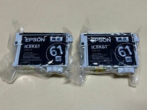 EPSON エプソン 純正インク ICBK61 2本セット