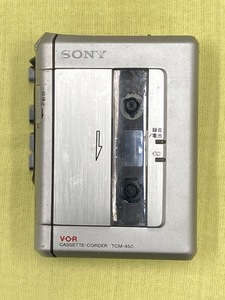 返品可　SONY カセットテープレコーダー TCM-450　　メンテナンス済み（整備品）