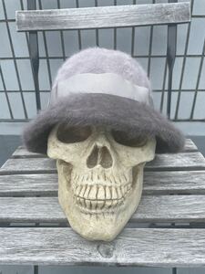 ENGLAND製 KANGOL ファーバケットハット グレー VINTAGE