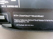 hp PC本体 ProDesk 400 G2 Mini ジャンク③_画像9