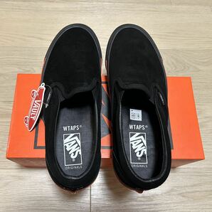 新品未使用 サイズ27cm / US9 WTAPS × VANS VAULT OG CLASSIC SLIP-ON LX BLACK ダブルタップス ヴァンズ スリッポン ブラックの画像5