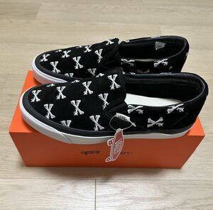 新品未使用 サイズ27cm / US9 WTAPS × VANS VAULT OG CLASSIC SLIP-ON LX BLACK BONES ダブルタップス ヴァンズ スリッポン クロスボーン