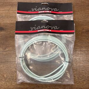 *2 point set * original brake outer cable light green φ5mm×3000mm bicycle / sport car / road bike / small diameter * folding 