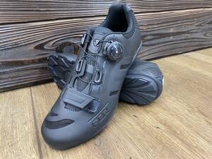  new goods * cycle flat shoes black cycle shoes cycling shoes bicycle shoes road bike shoes F-22 27.6cm