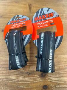 新品★Maxxis Dolomites Silkworm 60 TPI 700C x 28 ロードタイヤ 2本セット