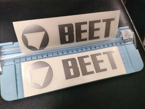 BEET エアロシャーク フェンダー ステッカー 2枚セット ビート 180mm×40mm サイズ変更可能・カラー変更可能 