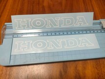 ホンダ HONDA ステッカー 2枚セット 抜き文字 180mm×25mm サイズ・カラー・字体変更可能 タンク サイドカバー カウル シート_画像1