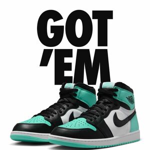 27.5cm AIR JORDAN 1 RETRO HIGH OG "GREEN GLOW"