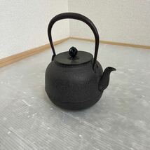 釜師・政光作 鉄瓶 現状品_画像2