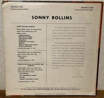 1956年USオリジ Sonny Rollins With The Modern Jazz Quartet ソニーロリンズ Mono レコード アナログ盤_画像2