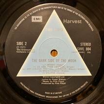 1973年 UKオリジ pink floyd THE DARK SIDE OF THE MOON 狂気 solid blue harvest ピンクフロイド LP レコード アナログ盤_画像6