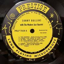 1956年USオリジ Sonny Rollins With The Modern Jazz Quartet ソニーロリンズ Mono レコード アナログ盤_画像4