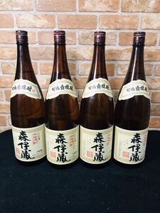 未開栓 本格焼酎 森伊蔵 1800ml お酒 まとめ 4本まとめ 森伊蔵酒造 鹿児島県 暗所保管品