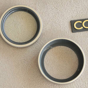 コンタックス CONTAX Tvsの付属品（中古品）30.5mm L39フィルターとメタルフード・箱などの画像5