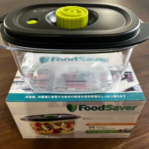 FoodSaver 専用 真空コンテナ1200ml (1個)＋FoodSaver ポータブルバキュームマシーン ブラック＋おまけ