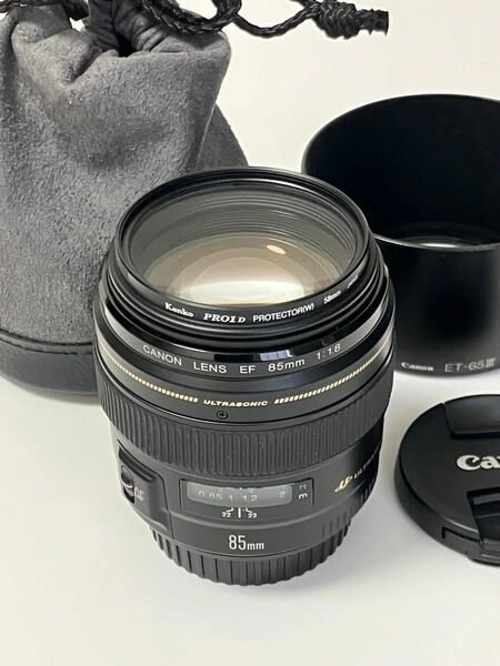 CANON EF85mmF1.8 USM オートフォーカス 単焦点レンズ　中古美品