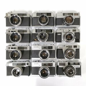 Yashica Electro 35 / Fujica 35-SE / Mamiya 他 フィルムカメラ 12点セット まとめ ●ジャンク品 [8722TMC]