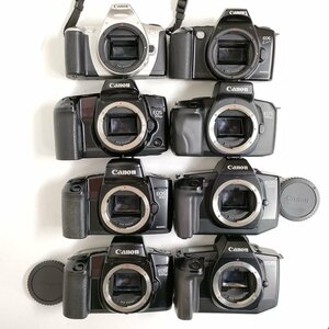 【清掃済み】 Canon EOS Kiss , KissⅢ , 10QD , 100 , 100QD , 630 , 650 , 750QD 他 AFボディ 8点セット まとめ ●ジャンク品 [9043VMC]