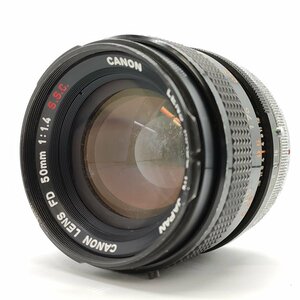 カメラ Canon FD 50mm f1.4 S,S,C, 一眼レフ レンズ ジャンク品 [7686KC]