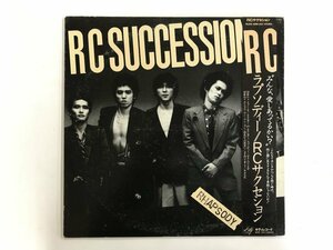 LP / RCサクセション / RHAPSODY / 帯付 [6470RR]