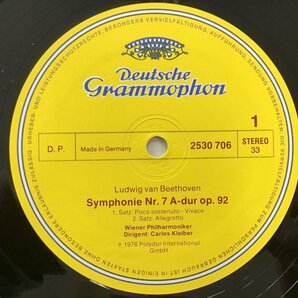 美品 LP / BEETHOVEN/WIENER PHILHARMONIKER / SYMPHONIE NR 7 / 独盤/シュリンク [6124RR]の画像3