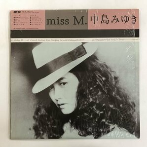 美品 LP / 中島みゆき / MISS M. / 被せ帯/シュリンク [6529RR]の画像1