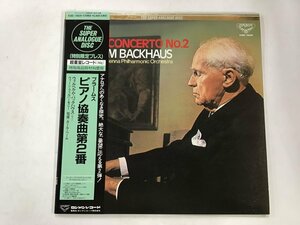 LP / BRAHMS/BACKHAUS/KARL BOHM / PIANO CONCERTO NO 2 / 重量盤/SUPER ANALOGUE/帯付 [6148RR]