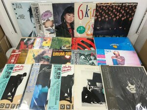 LP 柏原芳恵 邦楽 和モノ シティポップ ロック 他 レコード まとめ 帯付含 40点セット [1473ST]